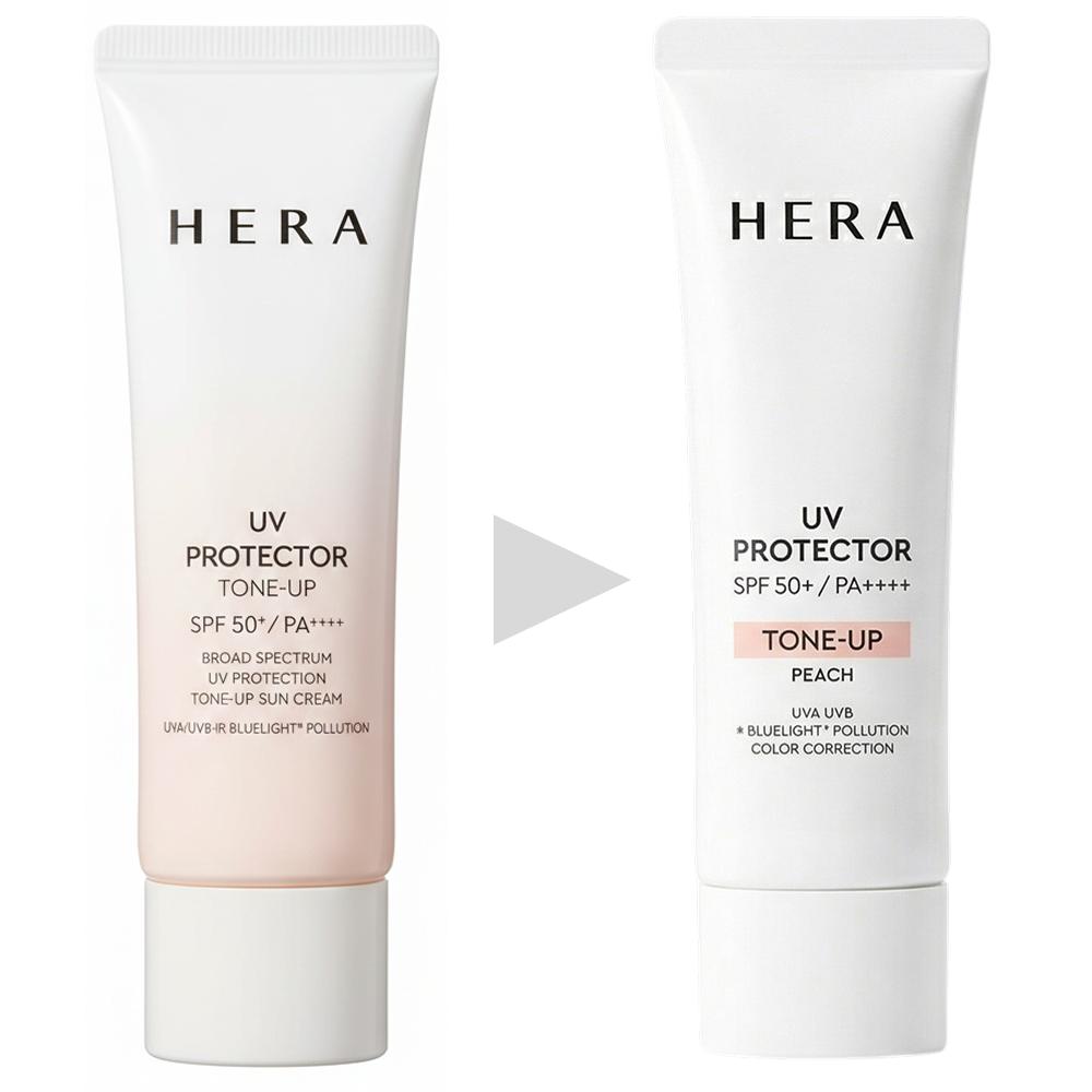 Hera UV Protector Tone-Up Sun Cream SPF50+ PA++++, 50ml, 1 Unit
