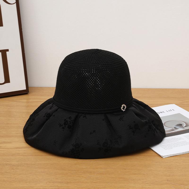 Spring and Summer Versatile Printed Sunshade Bucket Hat Casual Face Small Hat Women's Outdoor Travel Sunscreen Basin Hat Sun Hat