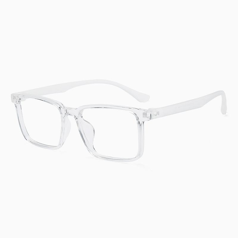 

54-17TR90 Screwless Eyeglass Frame Men s Ultra-light Rectangular Eyeglasses Trendy Myopia Anti-blue Light Reading Glasses Anti blue light 0