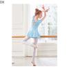 DX-Dance Kostüm Kinderkostüm Frühling Kurzarm Mädchen Schleife Ballettkleid Mädchen
