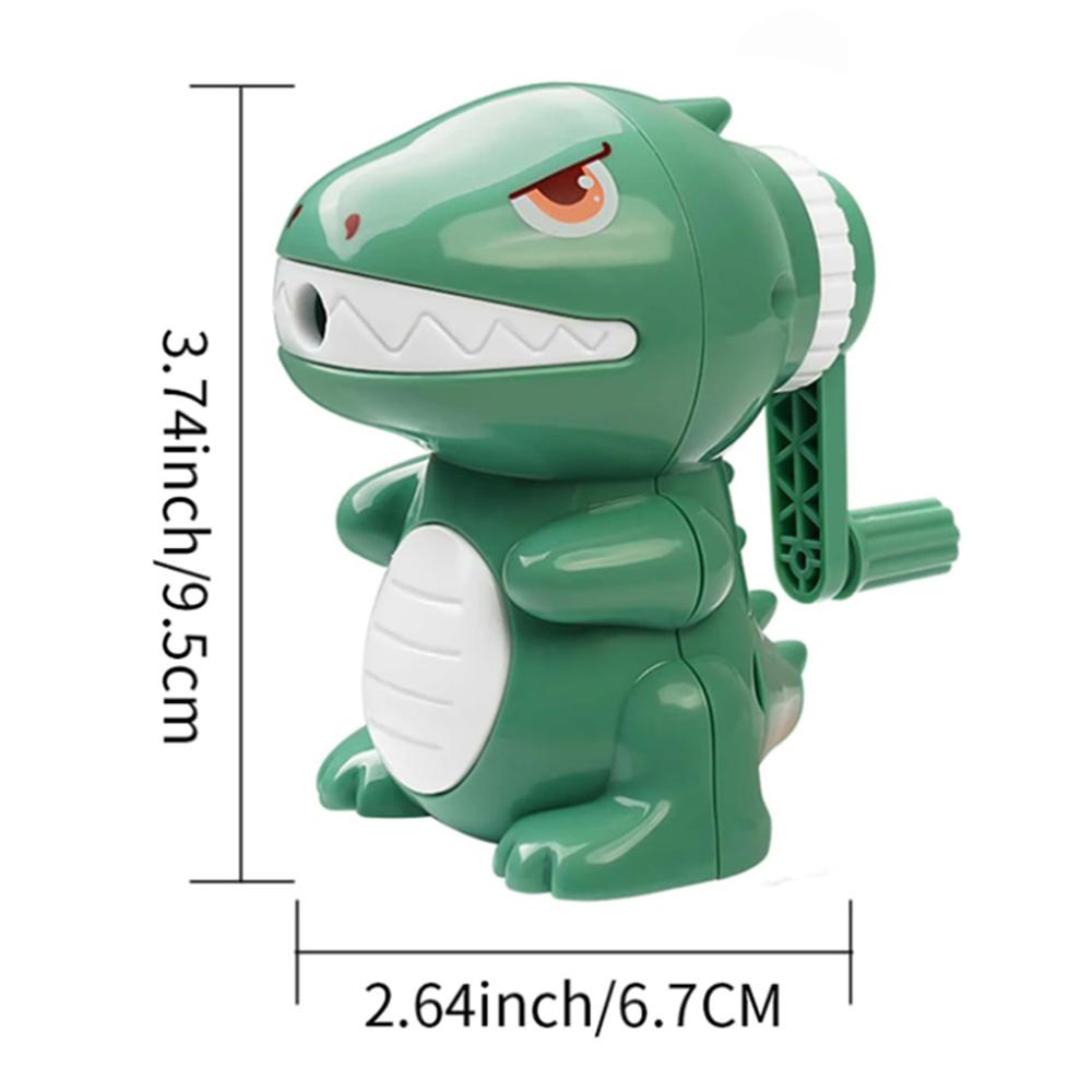 Dinosaur Pencil Sharpener Manual Cartoon Sharpener Fast Sharpening for Student Home Office School