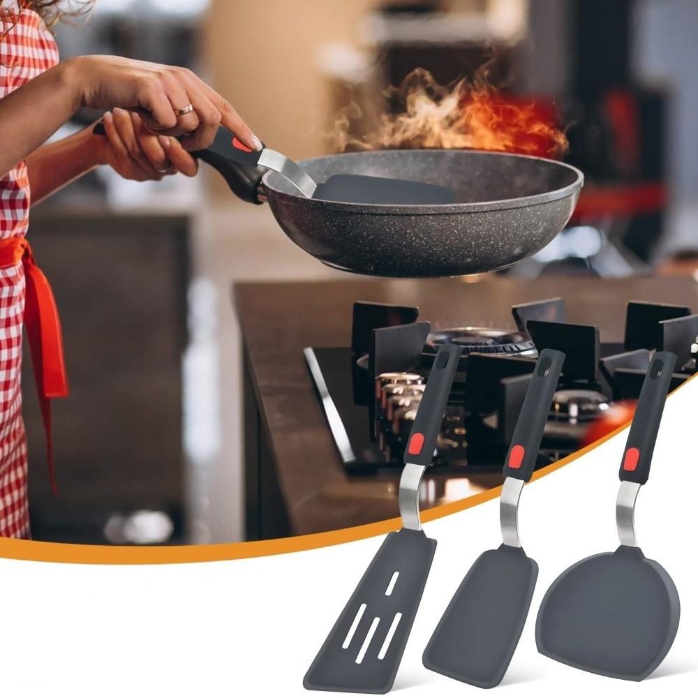 Dishwasher Safe Slotted Turner BPA Free Cooking Spatulas Professional Grade Pancake Spatula  Baking