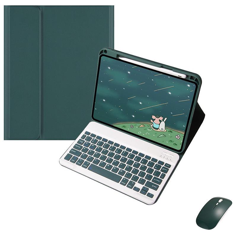 iPad A16 11-inch Protective Case with Wireless Backlit Bluetooth Keyboard & Pen Slot for 10.9 Gen