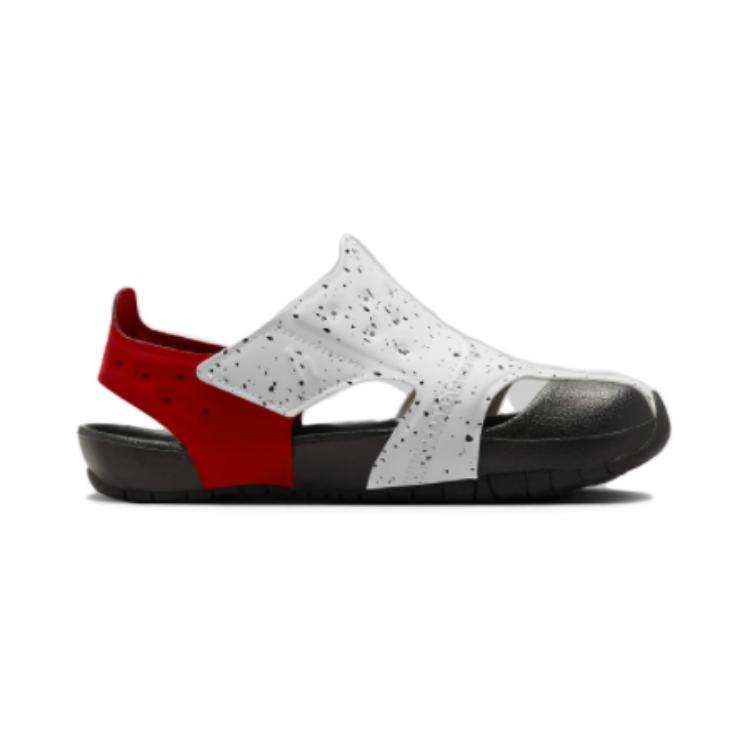 Jordan Flare PS White Gym Red Black Sandals CI7849-106