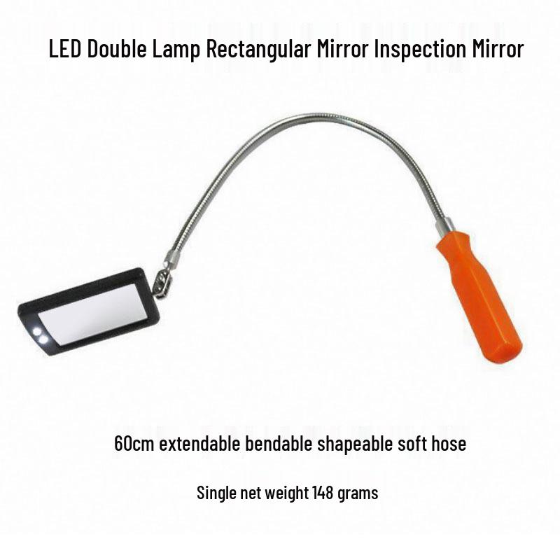 Teleskopowe lustro inspekcyjne LED do podwozia i ścian wewnętrznych samochodu