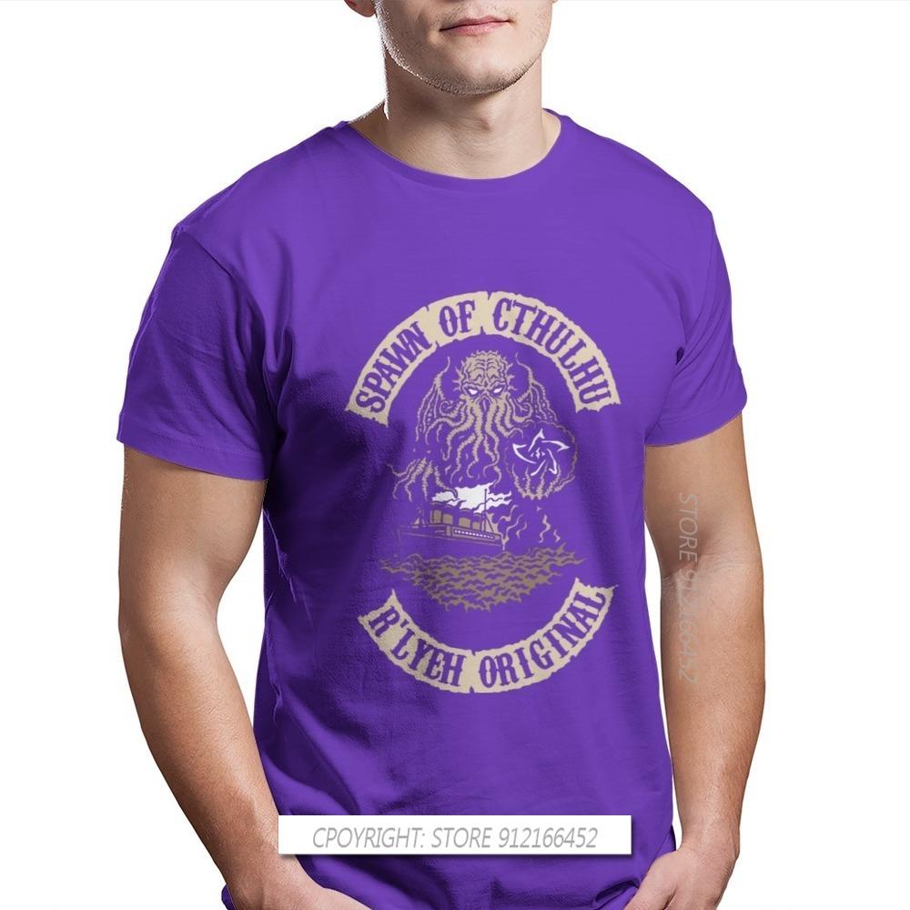 Men Cthulhu Mythos Lovecraft Horror Great Old Ones Oversize T-Shirt Spawn Pure 100% Cotton Streetwear