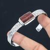 Womens Day Sale Natural Iron Tiger Eye Unique Bangle Jewelry 925 Sterling Silver