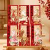 Red Envelopes 6Pcs Vibrant Vietnamese Wishes 3D Sheep Design for Tet Festival Kids Lucky Money Packing