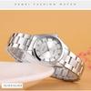 SKMEI Women's Classic Analog Quartz Watch Stainless Steel Waterproof Casual Silver