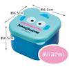 Skater Mini Sealable Storage Containers for Side Dishes, 130ml, Set of 2, Hangyodon and Sanrio Designs, MO1WAG-A