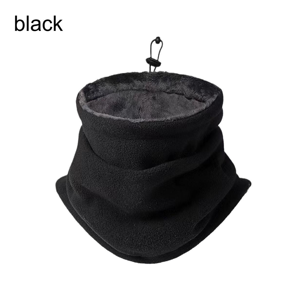 

1/2pcs Men s Thermal Neck Gaiter - Heavyweight Windproof Warm Face Mask, Soft Fleece Lining, Breathable Polyester Knit
