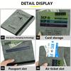 RFID passport holder slim passport wallet multi-functional wallet travel passport bag