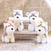 Schnauzer Dog Plush Toy Keychain Stuffed Animal Soft Pendant Cute Birthday Gifts for Bags and Backpacks