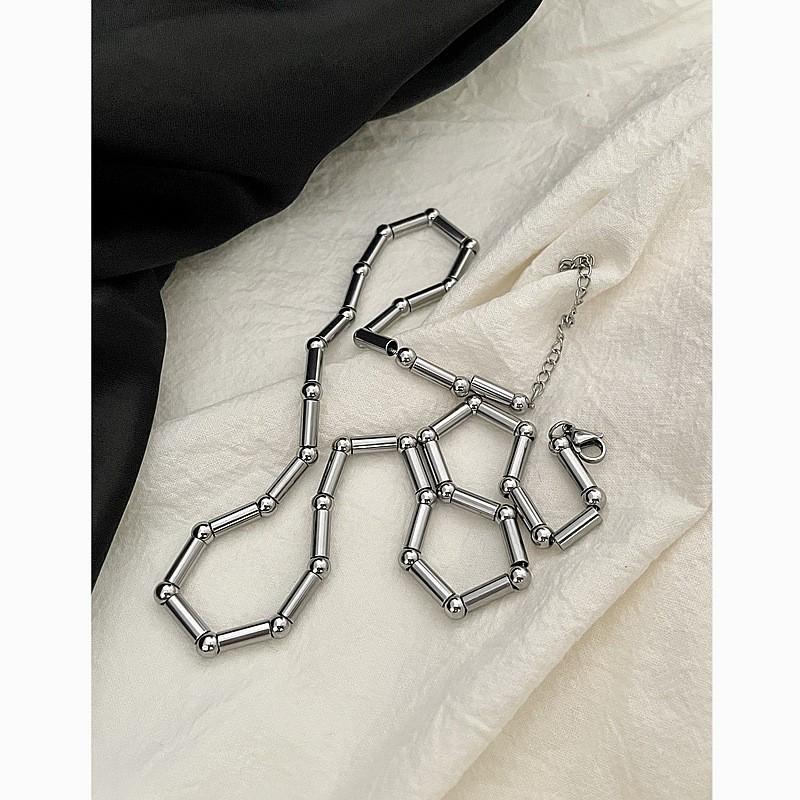 Geometric Titanium Steel Handmade Necklace For Men And Women