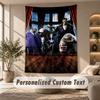 Wandbehang Gobelin Kunststofftuch Schlafzimmer Raum Hintergrund Dekor Die Addams Family
