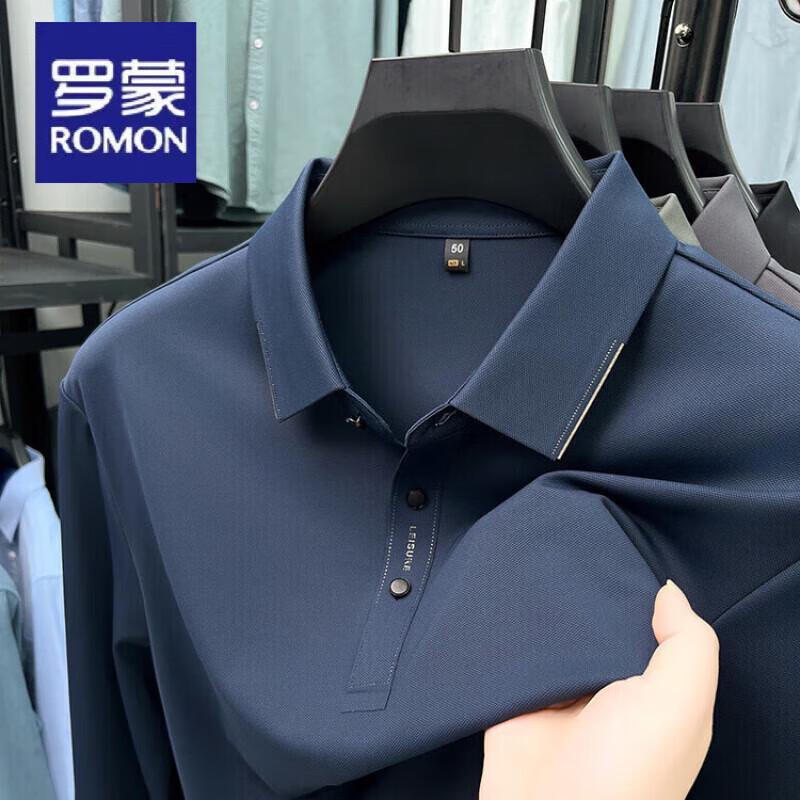 ROMON Langärmliges Polo-T-Shirt für Herren