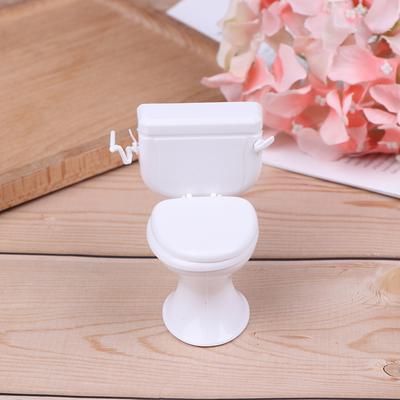 Mobili per casa delle bambole Vintage Bagno Toilette Giocattoli in miniatura Accessori per bambole