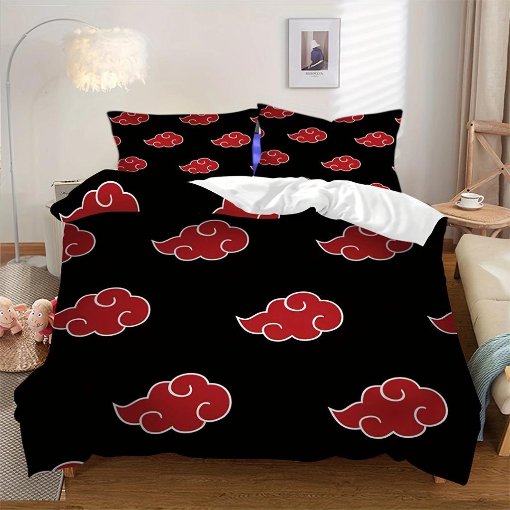 Bettwäsche Heimtextilien Wolken-Bettbezug Kissenbezug Digitaldruck Dreiteiliges Set 3D