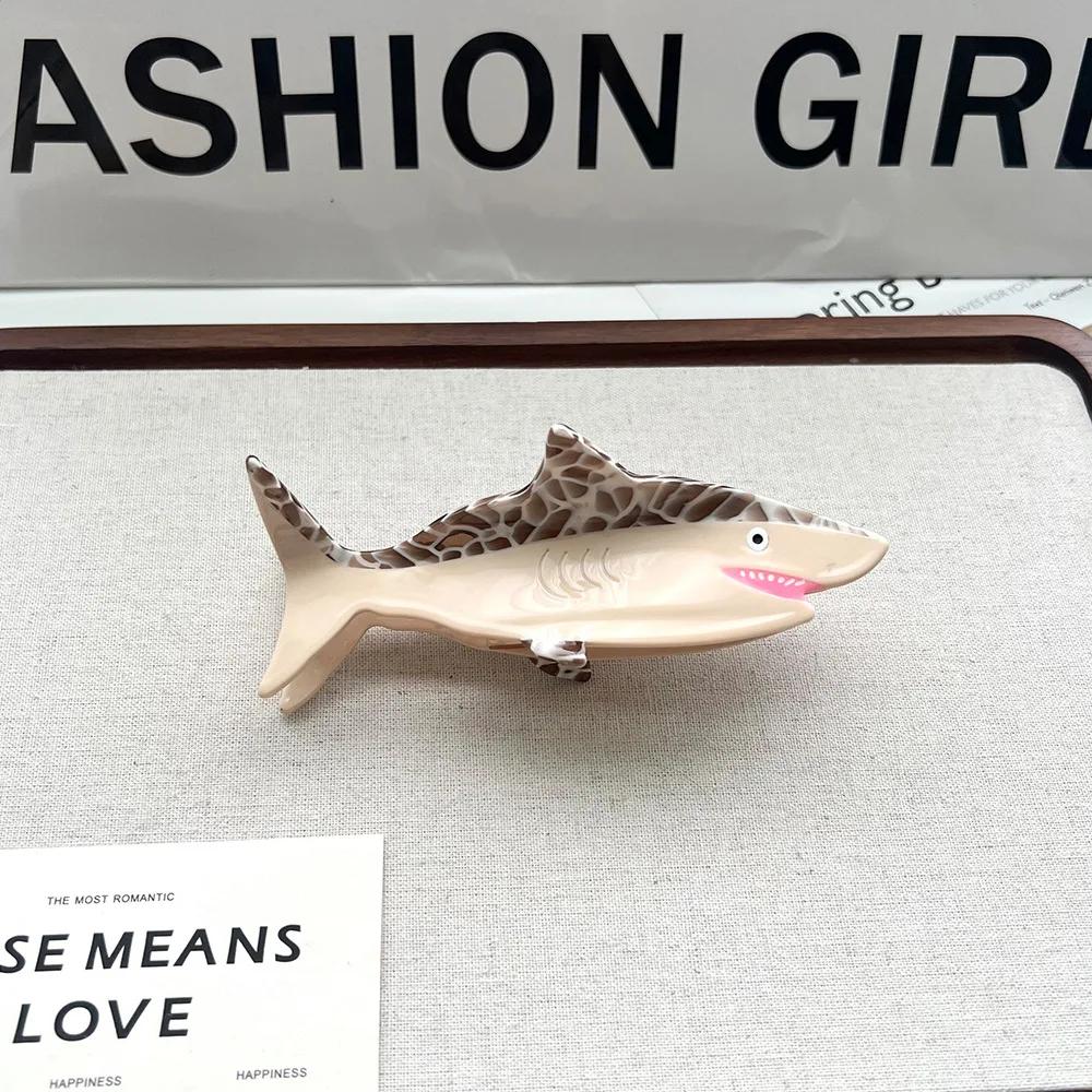Ocean Animal Series Hair Claw Sea Turtle Tropical Fish Acetate Creative Hair Claw Clips Hair Accessories for Women Girls