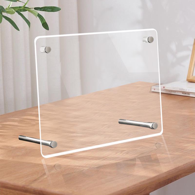 

Скидка для новичков: 5 юаней - Кристально прозрачная акриловая настольная фоторамка для фотографий или открыток размером 6-7 дюймов