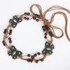 All-match Waist Rope Rhinestone Braided Tassel Belt Ethnic Style Belts Women Waist Chain Bohemian