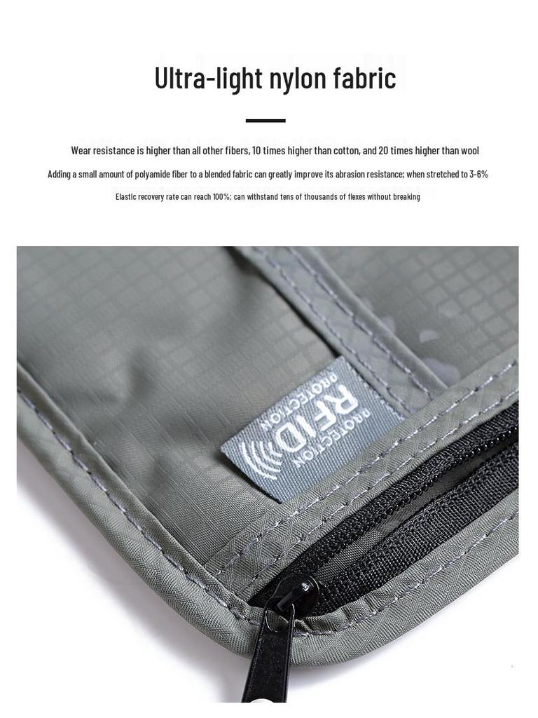 Waterproof Anti-Theft Passport Holder & RFID Shielding Pouch for Phones and Keys