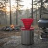 2 Stück faltbarer zusammenklappbarer Kaffee-Dripper Silikon-Kaffee-Filter-Dripper Büro