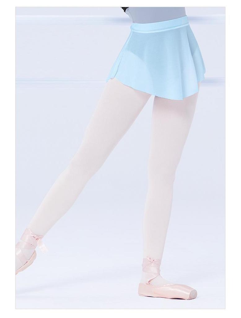 Women's Elastic Waist Hip-Hugging Dance Skirt - Short Ballet Practice with Side Slits