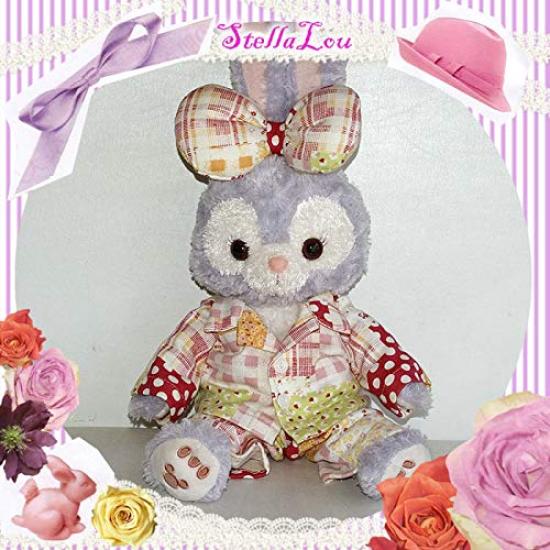 

Stella Lou costume with Dot x plaid pajamas red ribbon! stella-pj9 червоний