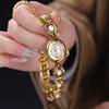 Orologio bracciale smeraldo stile nazionale da donna lusso leggero perla squisito impermeabile moda da donna orologi al quarzo