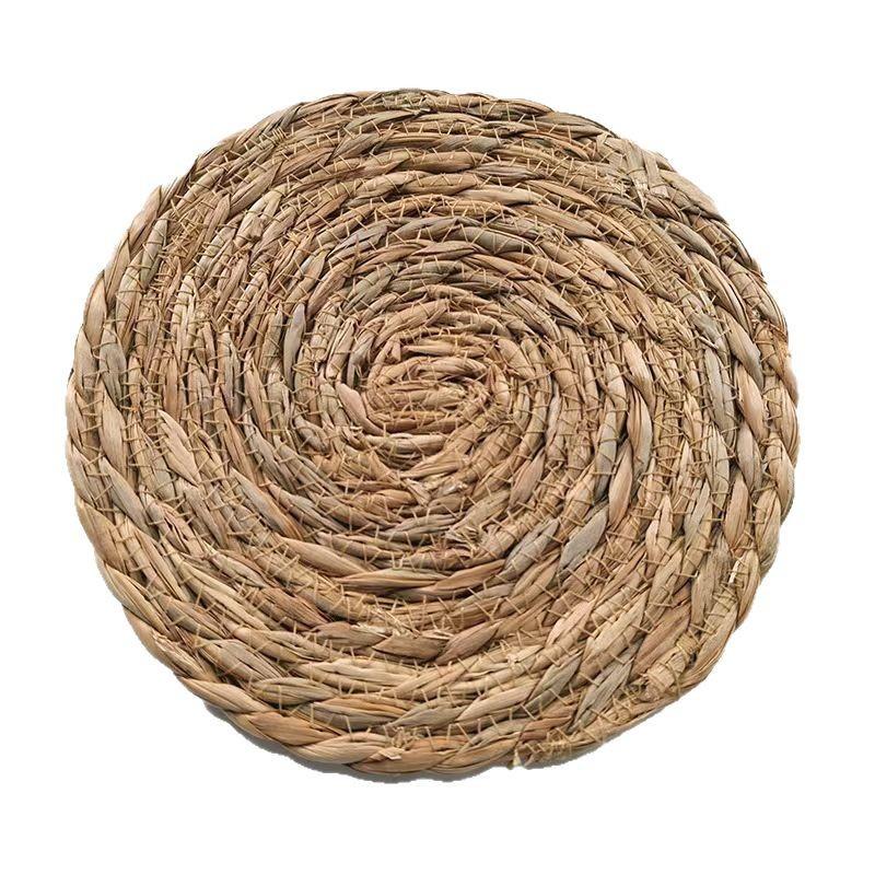 

Плетеные ротанговые подставки - Термостойкие натуральные подставки для стола для обеда, кухни, свадьбы и домашнего декора, Экологически чистые плетеные 11cm&Round