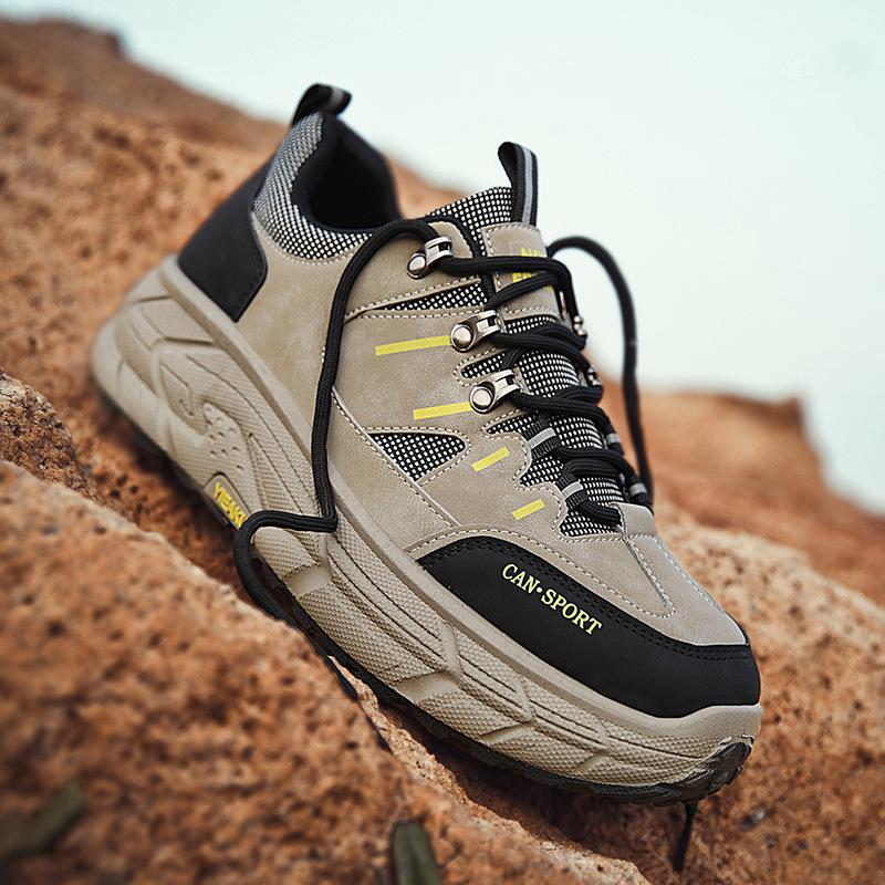 

Мужская обувь осенне-зимняя обувь для альпинизма и туризма, мужская износостойкая нескользящая обувь для страхования труда, походная спортивная обувь для бега на платформе 44