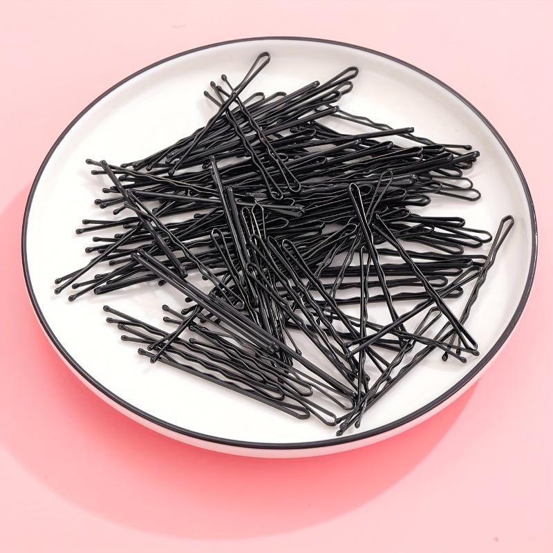 10/20 piezas Pinzas de pelo invisibles de onda, Pinzas de metal duraderas para el pelo para mujer, Pasadores simples de color sólido con caja de almacenamiento.Pinza de pelo