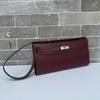 High-quality New Fine Plain Weave Glossy Leather Wallet, Diagonal Straddle Women's Bag In Hand