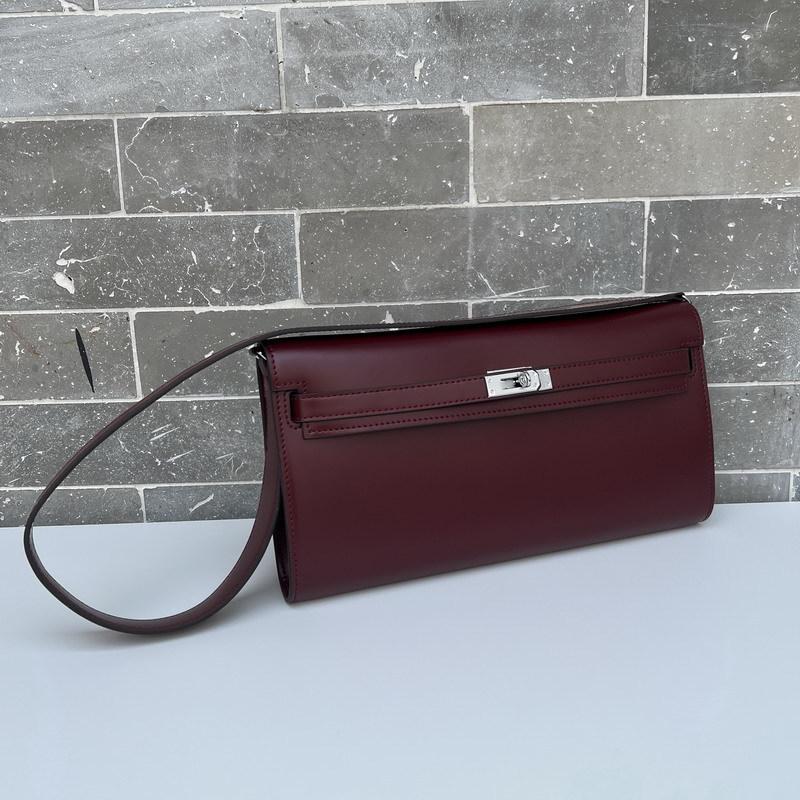 High-quality New Fine Plain Weave Glossy Leather Wallet, Diagonal Straddle Women's Bag In Hand