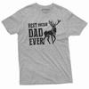 Men's Best Buckin Dad T-shirt Hunting Dad Humorous Funny Shirt Father's Day Tee