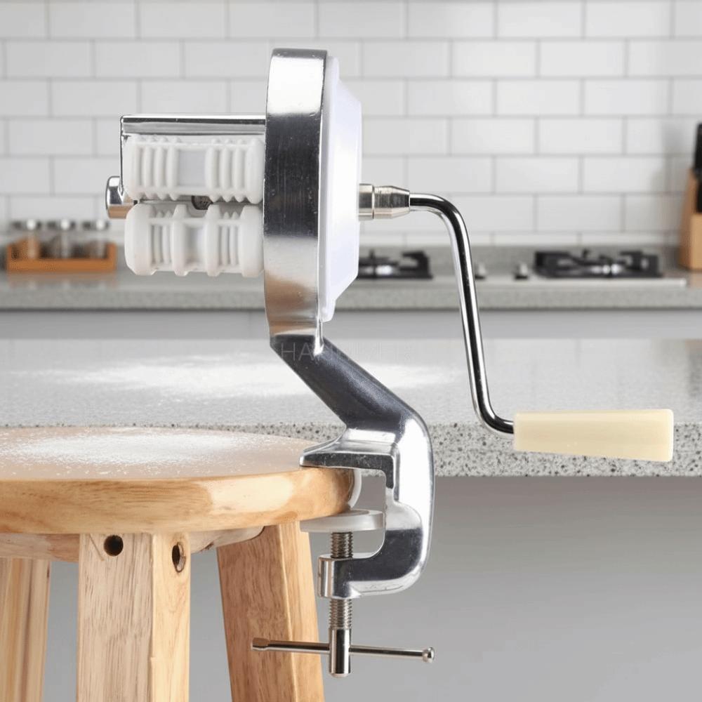 Hand Crank Macaroni Maker Ergonomic Fettuccine Machine Kitchen Tool Manual Pasta Maker  Restaurant