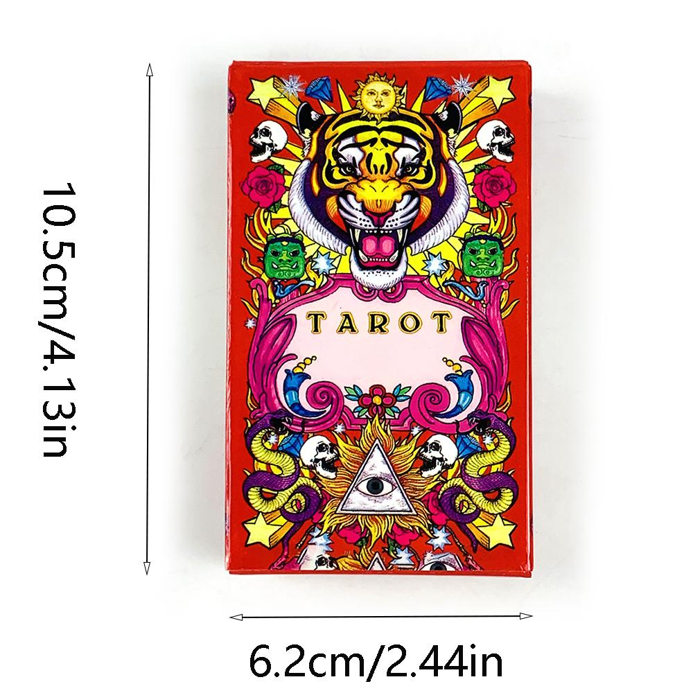New Tarot Cards Chinese Style Deck Oracle English Visions Divination Edition Borad Playing Games Family Gathering Game Cards