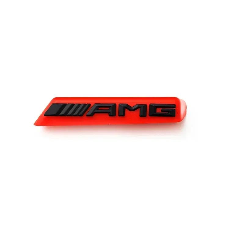 

Hot Car Sticker Car Sticker Emblem for Mercedes Benz AMG A B C E Class W176 W246 W203 W204 W205 W211 W212 W213 C63 E300 Front Gr красный черный