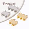 18K Gold Plated Magnetic Fasteners,Magnetic Clasps For Bracelets Accessories,DIY Necklace Clasp Connectors Jewelry Making
