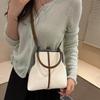 Large Capacity Kiss Lock Shoulder Bag Leopard Print Vintage Handbag Crossbody Bag  Shopping
