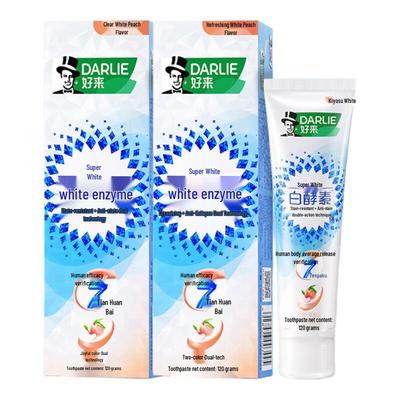 White Enzyme Peach Toothpaste (2-Pack)