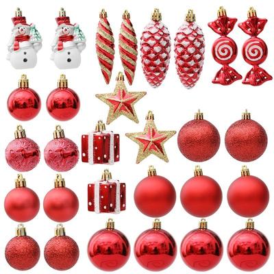20/29Pcs Christmas Tree Hanging Christmas Ball Decoration for Home Room Decor New Year Navidad Pendant Ball Gift DIY Accessories