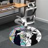 1PC Wednesday Office Round Rug, Non-slip, Soft and Durable Office Rug for Interior Decoration, Perfect for Office yy250915126