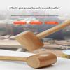 1Pc Beech Wooden Mallet Multi Purpose Diy Hammer Handmade Craft Jewelry Making Tool Carpenter Installation Massage Hammer
