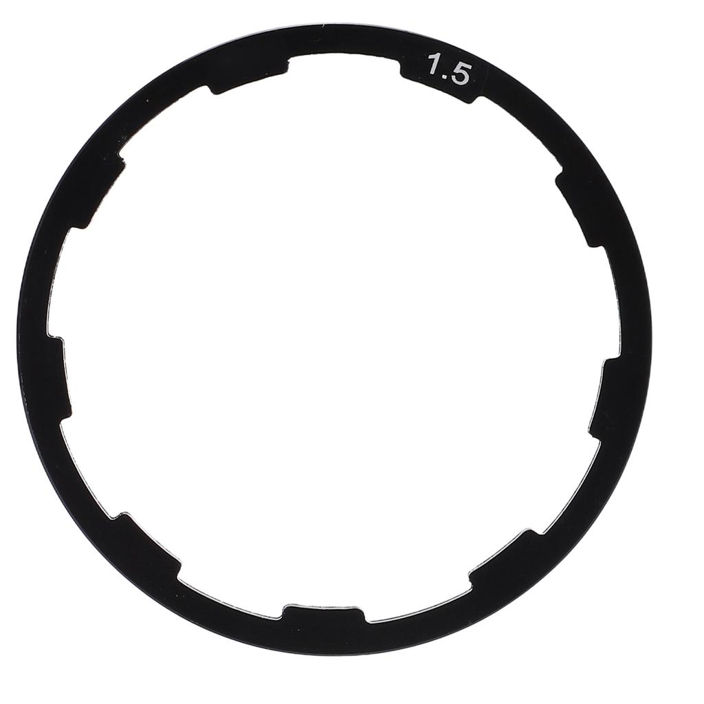1pcsset 1.5mm Bicycle Grooved Hub Washer Aluminum Alloy Mountain Bike Flywheel Cassette Spacers