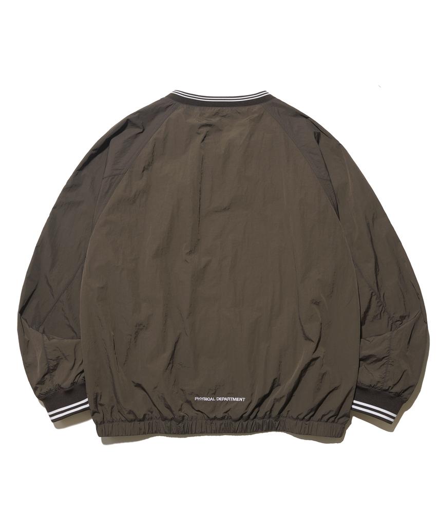 PHYPS MOTORCYCLE Basic Nylon Pocket Long Sleeve Brown