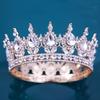 Baroque Crystal Tiaras And Crowns Rhinestone Prom Diadem Headband Crown Bridal Wedding Hair Accessories Jewelry Crown Tiara Gift