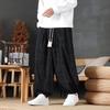 Autumn and Winter New Chinese Style Men's Trendy Corduroy Trousers Large Size Loose Casual Casual Bloomers