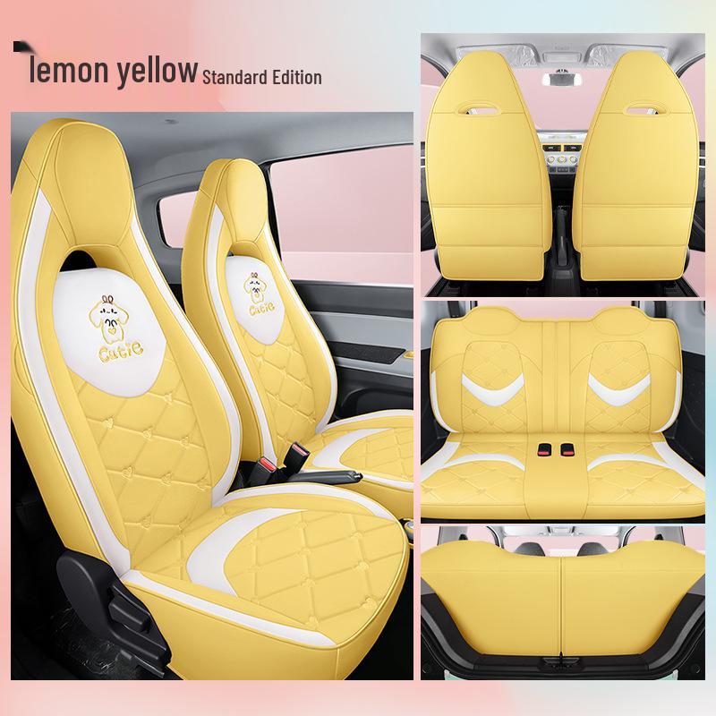 CKX Sports Leather Seat Cushion for QQ Chery Ice Cream - All-Season Car Seat Cover 11111